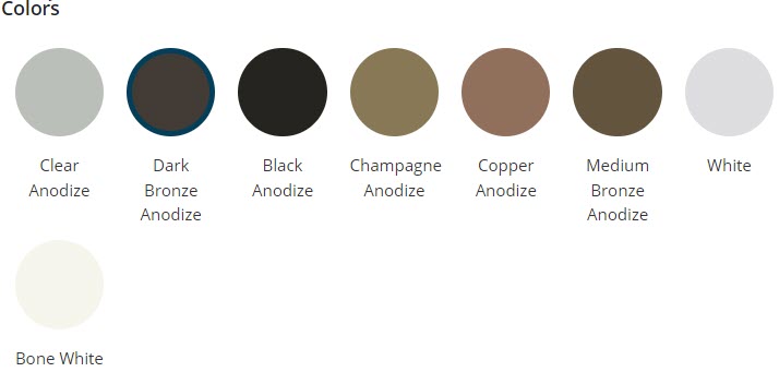 Amarr Horizon Collection colors